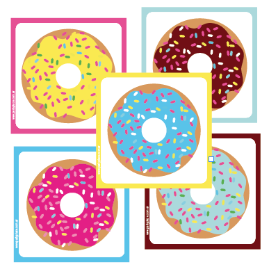 Posavasos Donuts 12u
